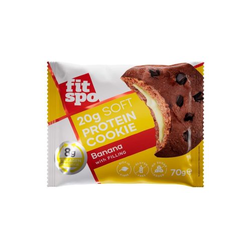 FITSPO Protein Collagen Cookie 70g Banana