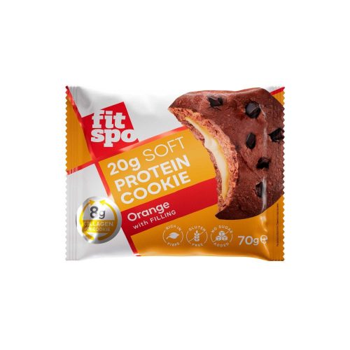 FITSPO Protein Collagen Cookie 70g Orange