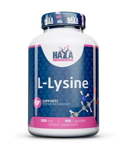 Haya Labs - L-Lysine 500mg. / 100 Vcaps