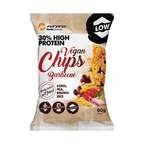 FORPRO 30% VEGAN Protein Chips 60g Barbecue