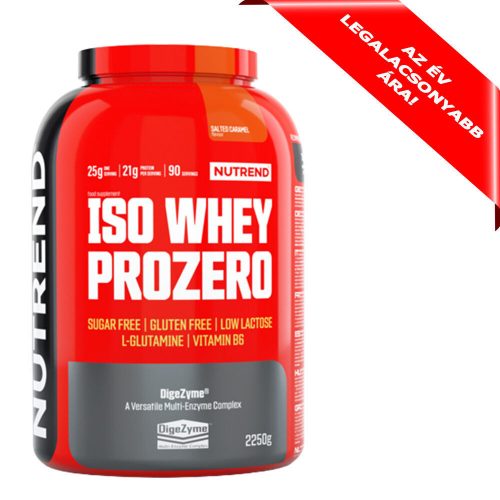 NUTREND Iso Whey Prozero 2250g Salted Caramel