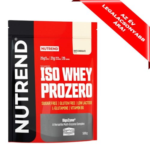 NUTREND Iso Whey Prozero 500g White Chocolate