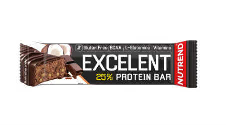 NUTREND Excelent p. bar 85g (18) Chocolate+Coconut