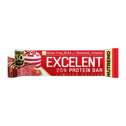 NUTREND Excelent p. bar 85g (18) Strawberry Cake