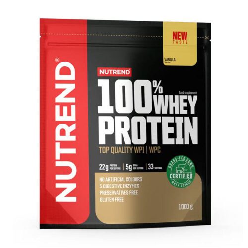 NUTREND 100% Whey Protein 1000g Vanilla