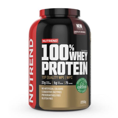 NUTREND 100% Whey Protein 2250g Chocolate Brownies