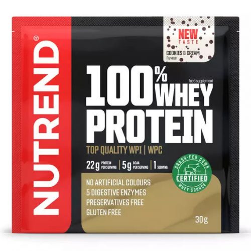 NUTREND 100% Whey Protein 10x30g Cookies & Cream