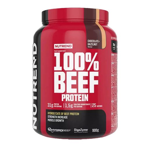 NUTREND 100% Beef Protein 900g Chocolate-Hazelnut