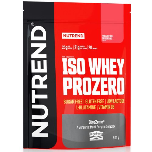 NUTREND Iso Whey Prozero 25g Strawberry Cheesecake (20)