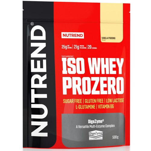 NUTREND Iso Whey Prozero 25g Vanilla Pudding (20)