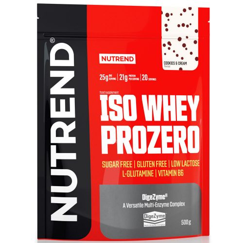 NUTREND Iso Whey Prozero 25g Cookies & Cream (20)