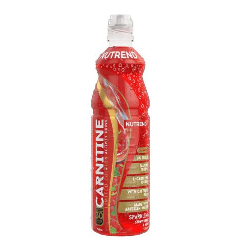 NUTREND Carnitine Drink Koffeinnel - Strawberry & Mint (szénsavas)