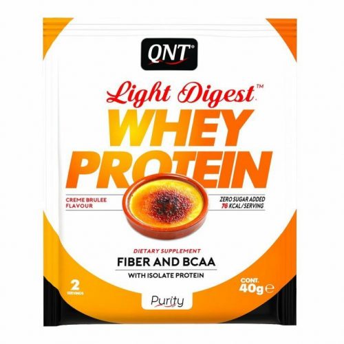 QNT Light Digest Whey Protein 40g Creme Brulee