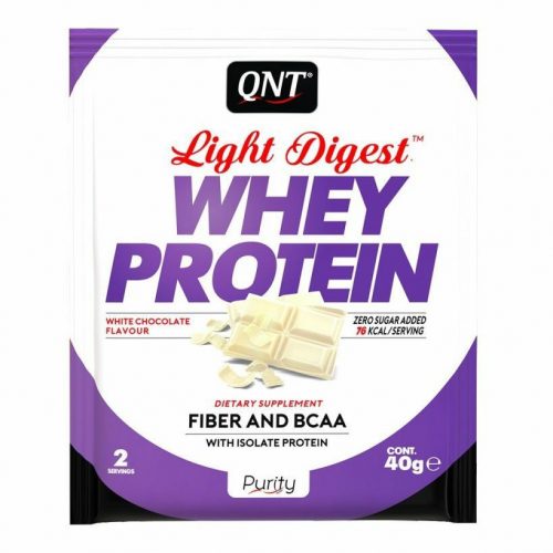 QNT Light Digest Whey Protein 40g White Chocolate