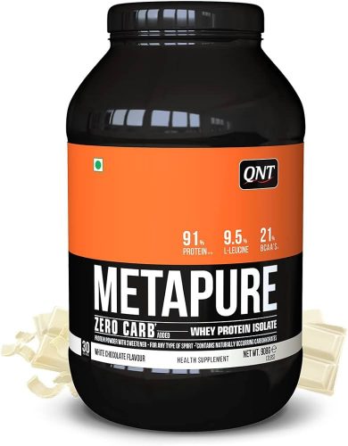 QNT METAPURE Zero Carb Whey Isolate 2000g White Chocolate