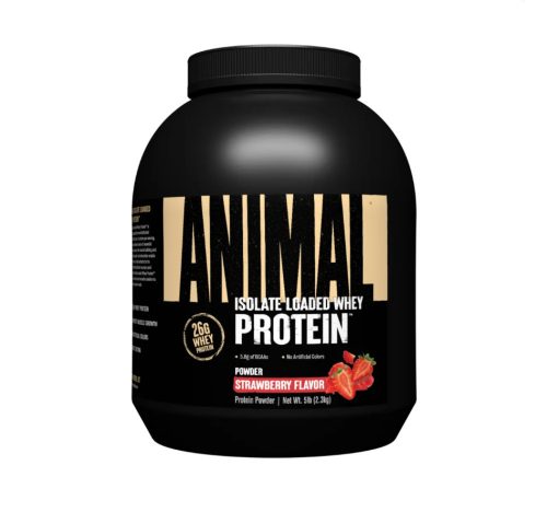 UNIVERSAL Animal Isolate Loaded Whey 5lb (2300g)-Strawberry