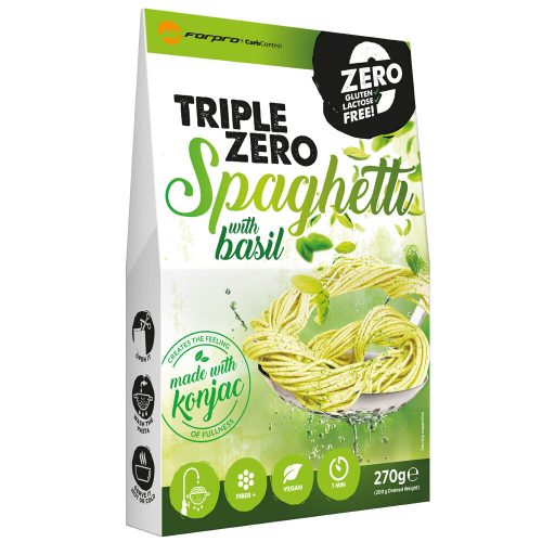 FORPRO TRIPLE ZERO PASTA SPAGHETTI BASIL 270g