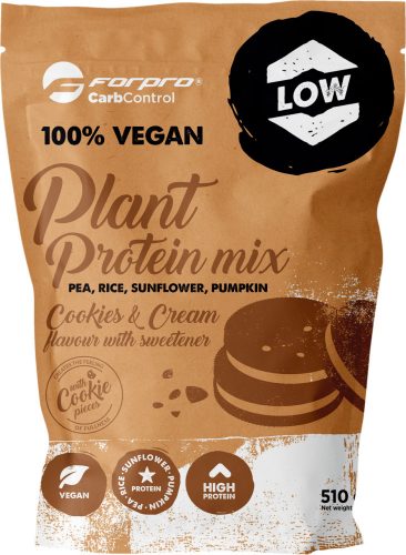 FORPRO 100% Vegan Plant Protein Mix 510g Cookies&Cream